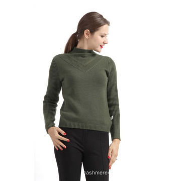 Top selling good offer knitted pattern womens intarsia sweater